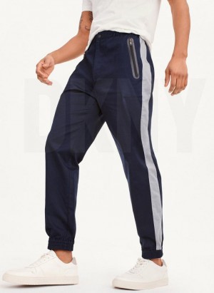 DKNY Colorblock Track Hose Herren Navy | Austria_D1389