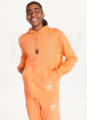 DKNY French Terry Hoodies Herren Orange | Austria_D0570