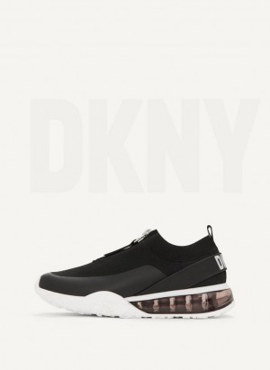 DKNY Kadia Sneakers Damen Schwarz Silber | Austria_D0450