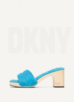 DKNY Kaia Hohe Schuhe Damen Blau | Austria_D0111