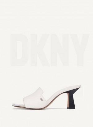 DKNY Kailyned Mule Hohe Schuhe Damen Weiß | Austria_D0968