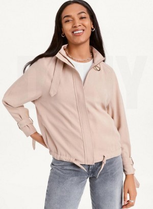 DKNY Long Sleeve Jacken Damen Khaki | Austria_D1225