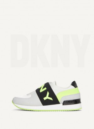 DKNY Marli Slip On Sneakers Damen Weiß | Austria_D1937