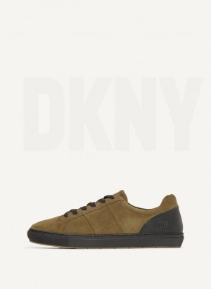 DKNY On The Go Sneakers Herren Olivgrün | Austria_D1393