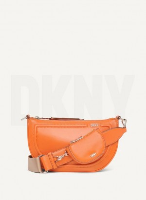 DKNY Orion Umhängetasche Damen Orange | Austria_D1979