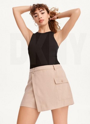 DKNY Skort Röcke Damen Khaki | Austria_D0245