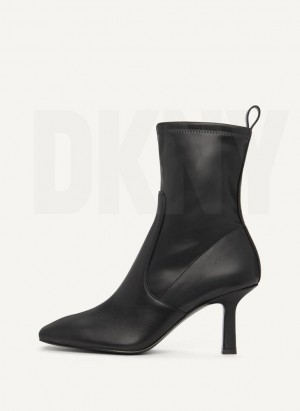 DKNY Sock Stiefel Damen Schwarz | Austria_D1272