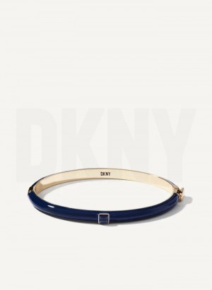 DKNY Square Stone Armreif Damen Blau | Austria_D0426