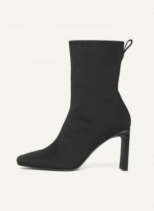 DKNY Wren - New Heel Shape (Neoprene) Stiefel Damen Schwarz | Austria_D1923