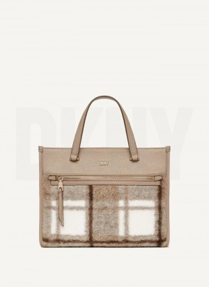 DKNY ZOIE MD Tragetaschen Damen Braun | Austria_D0130