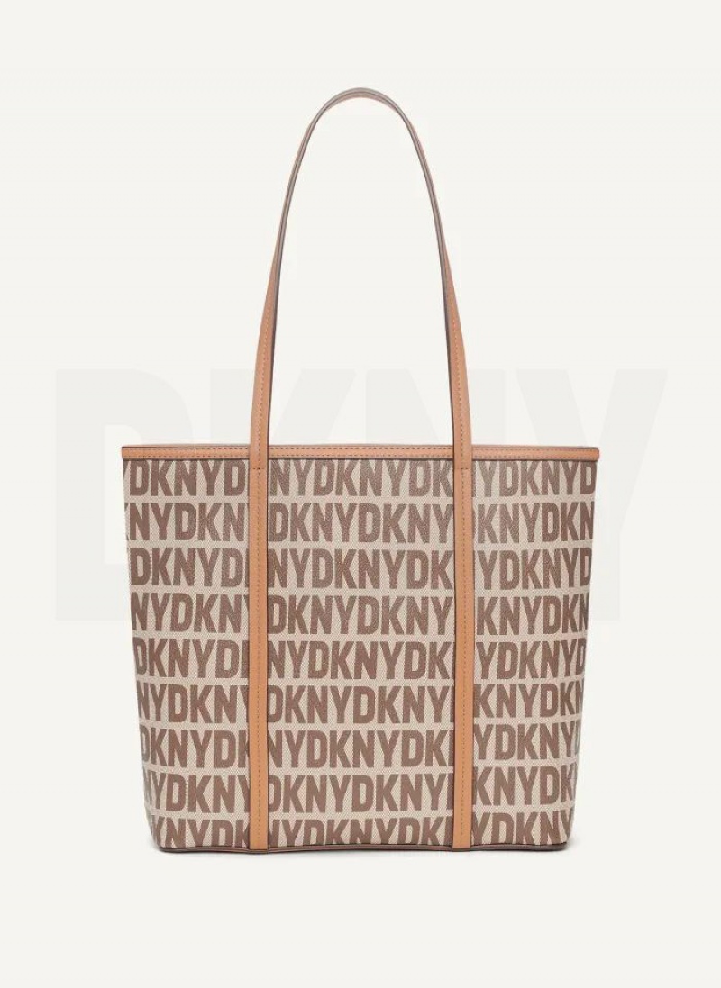 DKNY 7th Ave Medium Tragetaschen Damen Braun | Austria_D0399