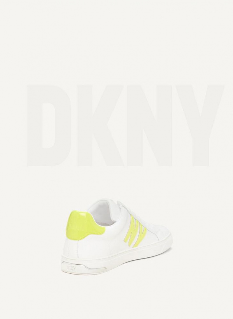 DKNY Abeni Spitze Up Sneakers Damen Weiß | Austria_D0525