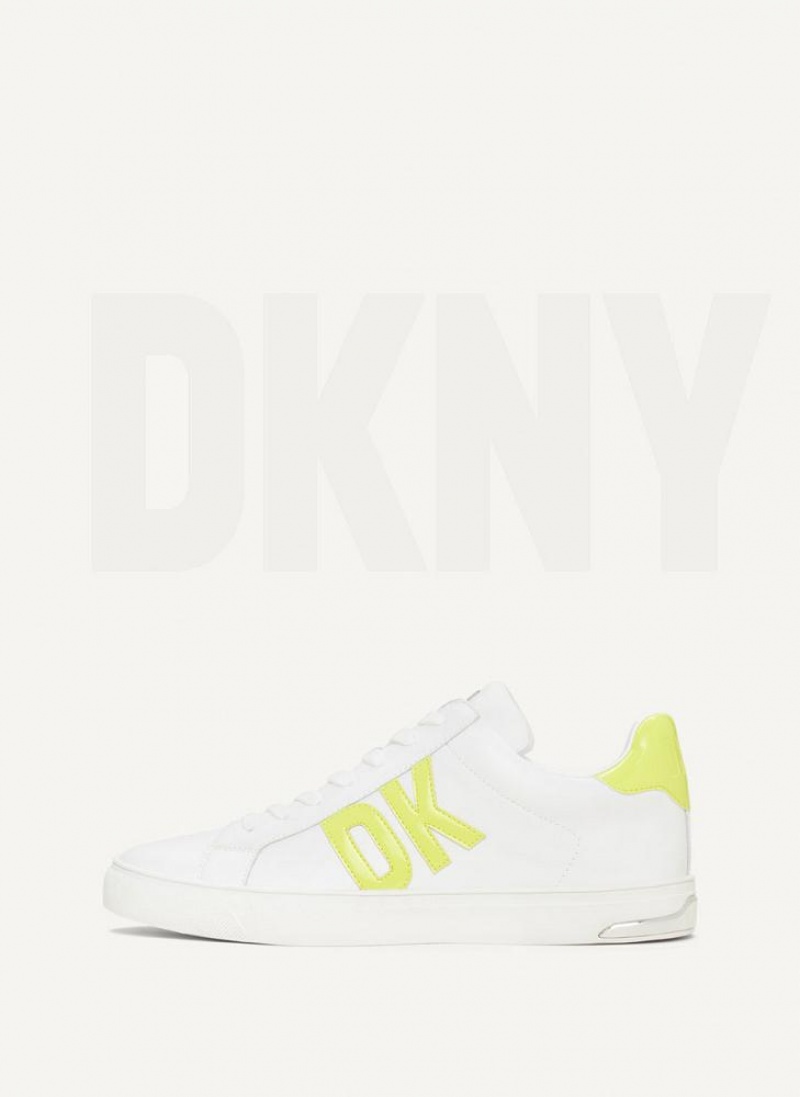 DKNY Abeni Spitze Up Sneakers Damen Weiß | Austria_D0525