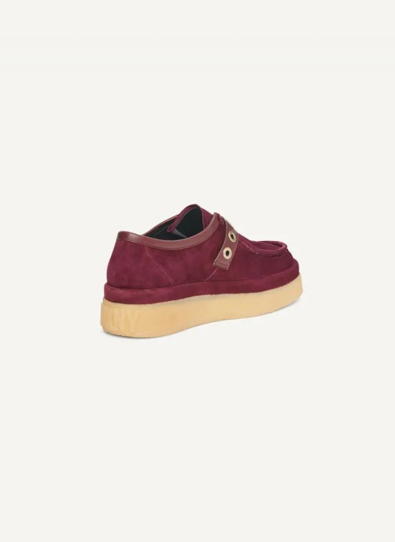 DKNY Autumn Halbschuhe Damen Bordeaux | Austria_D1129