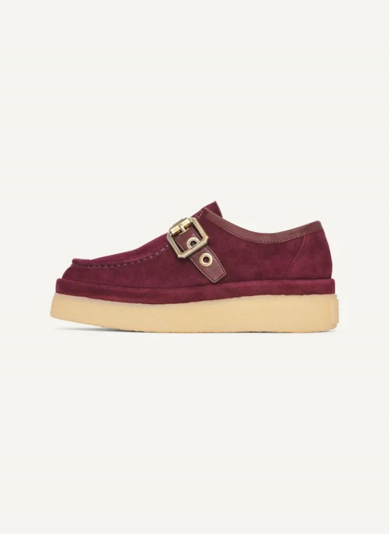 DKNY Autumn Halbschuhe Damen Bordeaux | Austria_D1129