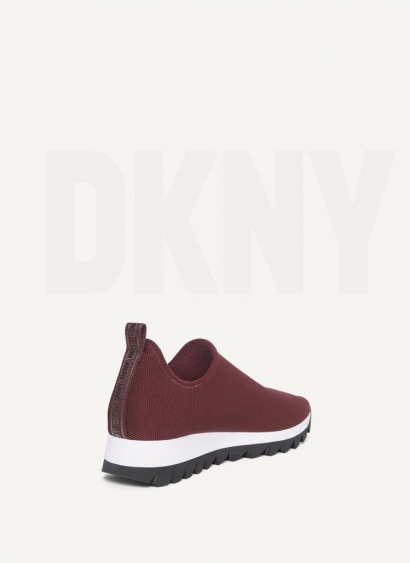 DKNY Azer Slip On Sneakers Damen Bordeaux | Austria_D0422