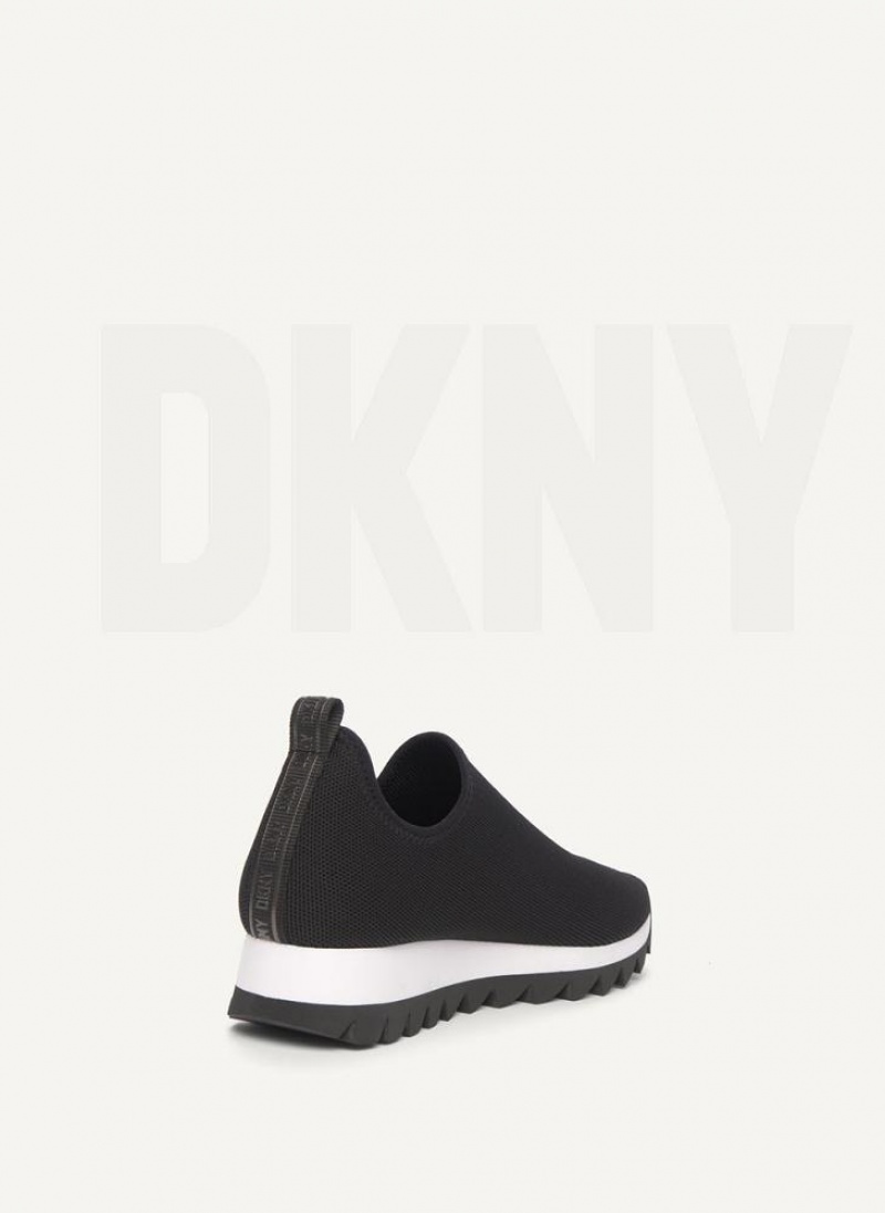 DKNY Azer Slip On Sneakers Damen Schwarz | Austria_D1676