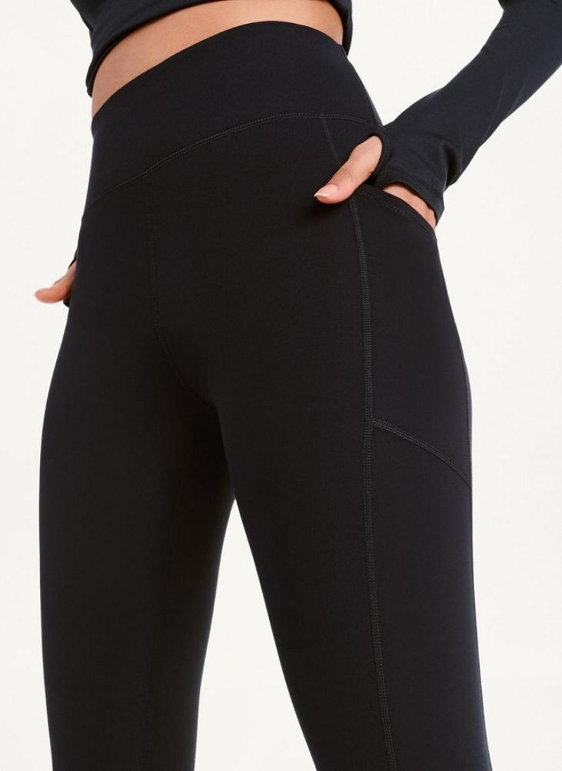 DKNY Balance High Taille Leggings Damen Schwarz | Austria_D1503