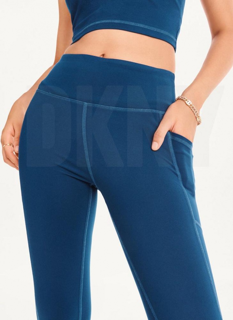 DKNY Balance High Taille Leggings Damen Navy | Austria_D0539