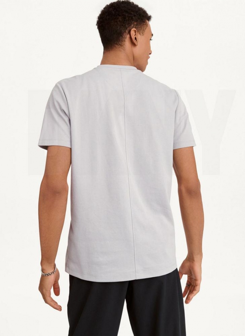 DKNY Baumwoll Poly Pique T-shirts Herren Olivgrün | Austria_D1890