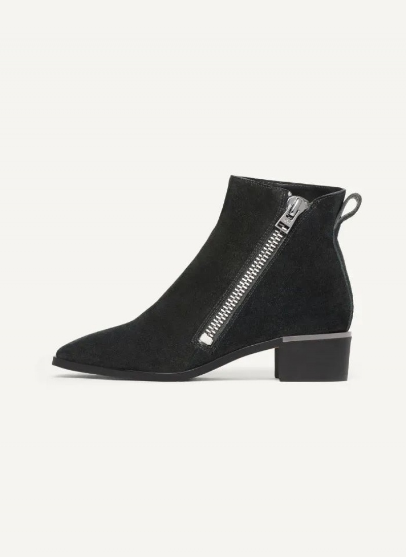 DKNY Brenlyn - W/ Reißverschluss Stiefel Damen Schwarz | Austria_D1504