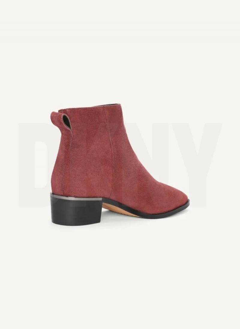 DKNY Brenlyn - W/ Reißverschluss Stiefel Damen Bordeaux | Austria_D1686