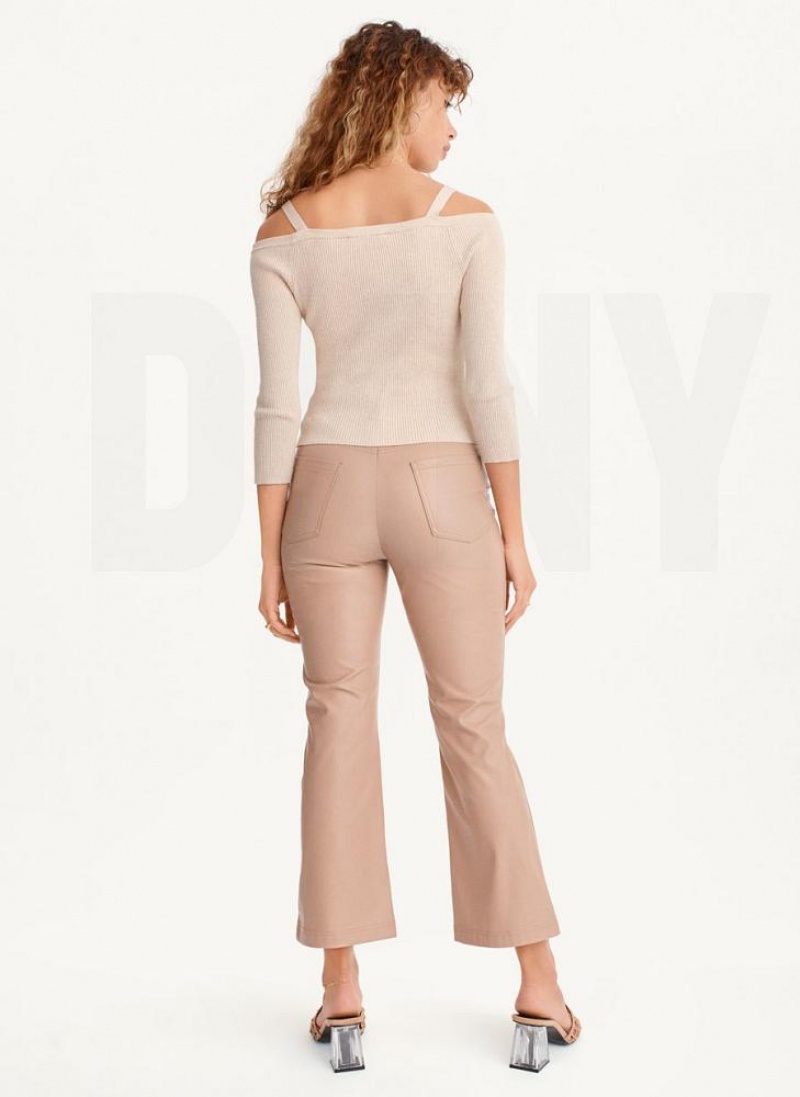 DKNY Butter Hose Damen Braun | Austria_D1951