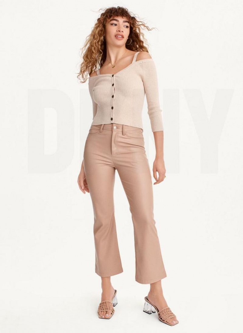 DKNY Butter Hose Damen Braun | Austria_D1951