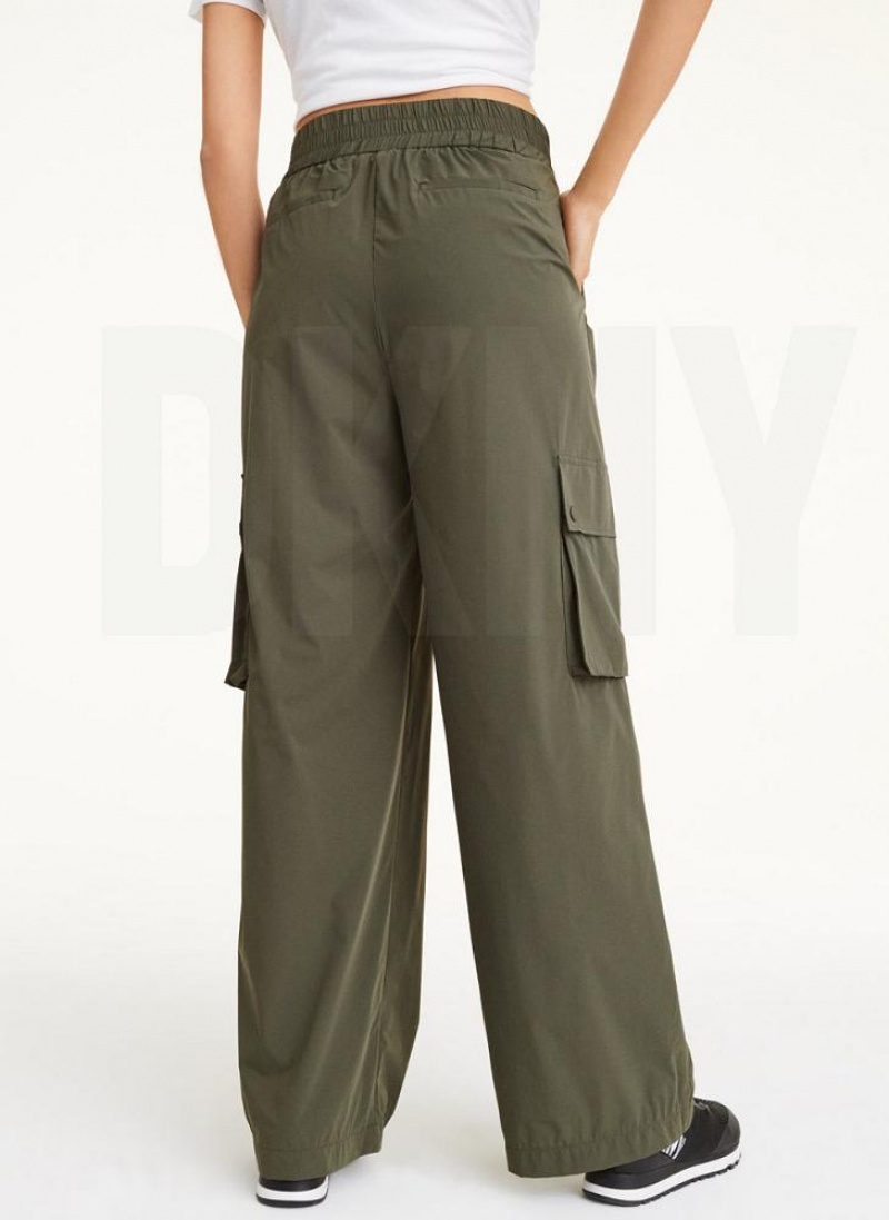 DKNY Cargo Hose Damen Olivgrün | Austria_D0828