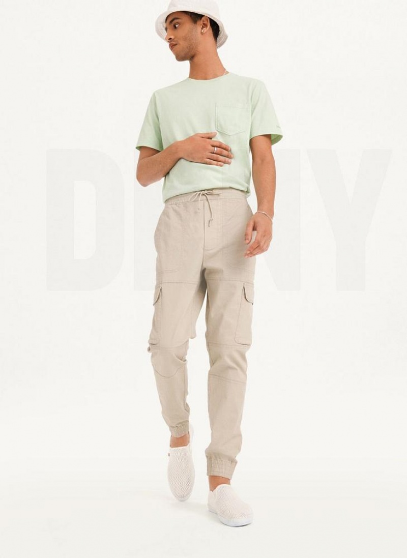 DKNY Cargo Woven Jogginghose Herren Khaki | Austria_D0891