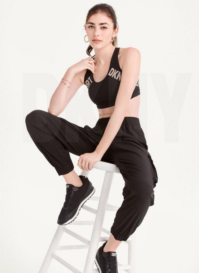 DKNY Cargo with Pockets Jogginghose Damen Schwarz | Austria_D0923