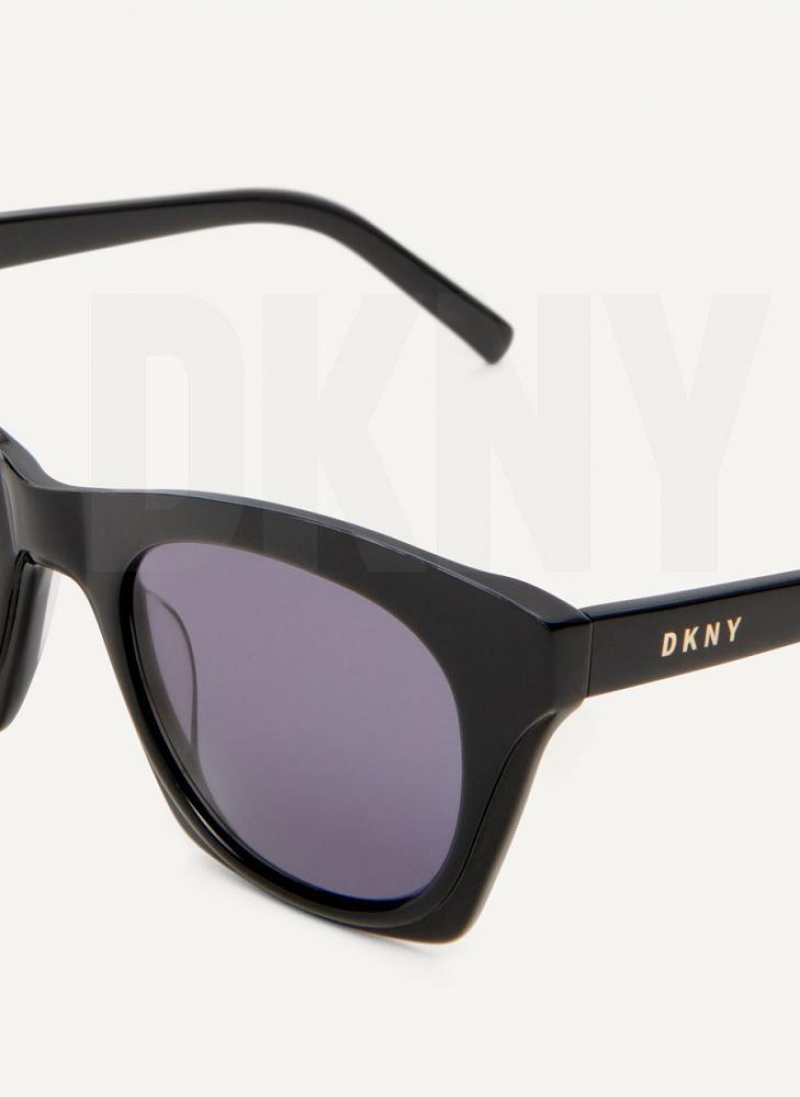 DKNY Cat Eye Sonnenbrille Damen Schwarz | Austria_D1829