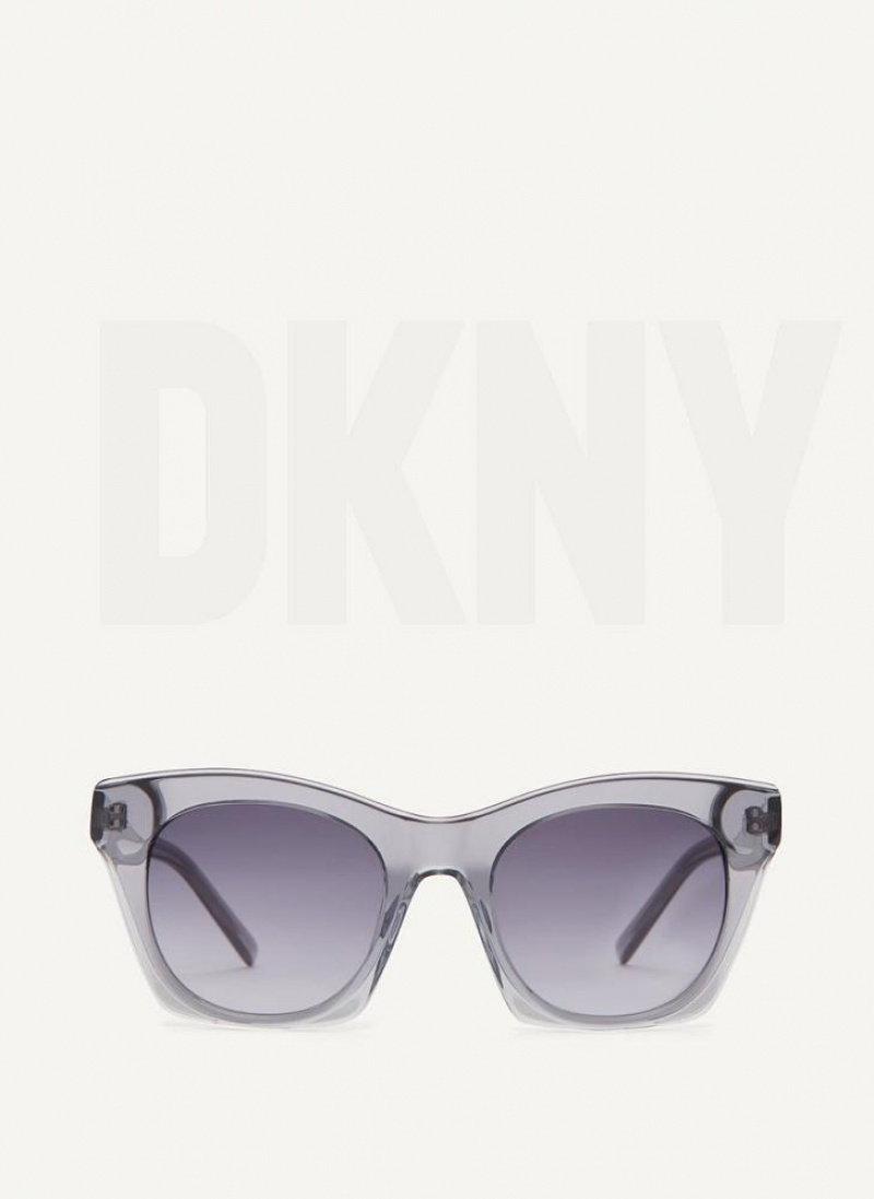 DKNY Cat Eye Sonnenbrille Damen Schwarz | Austria_D0389