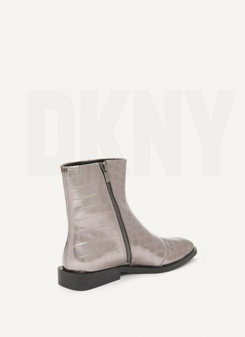 DKNY Chelsea Stiefel Damen Silber | Austria_D1807