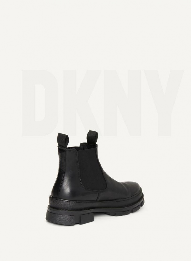 DKNY Chelsea Stiefel Herren Schwarz | Austria_D1387