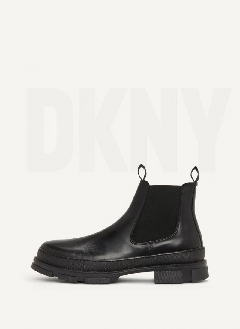 DKNY Chelsea Stiefel Herren Schwarz | Austria_D1387