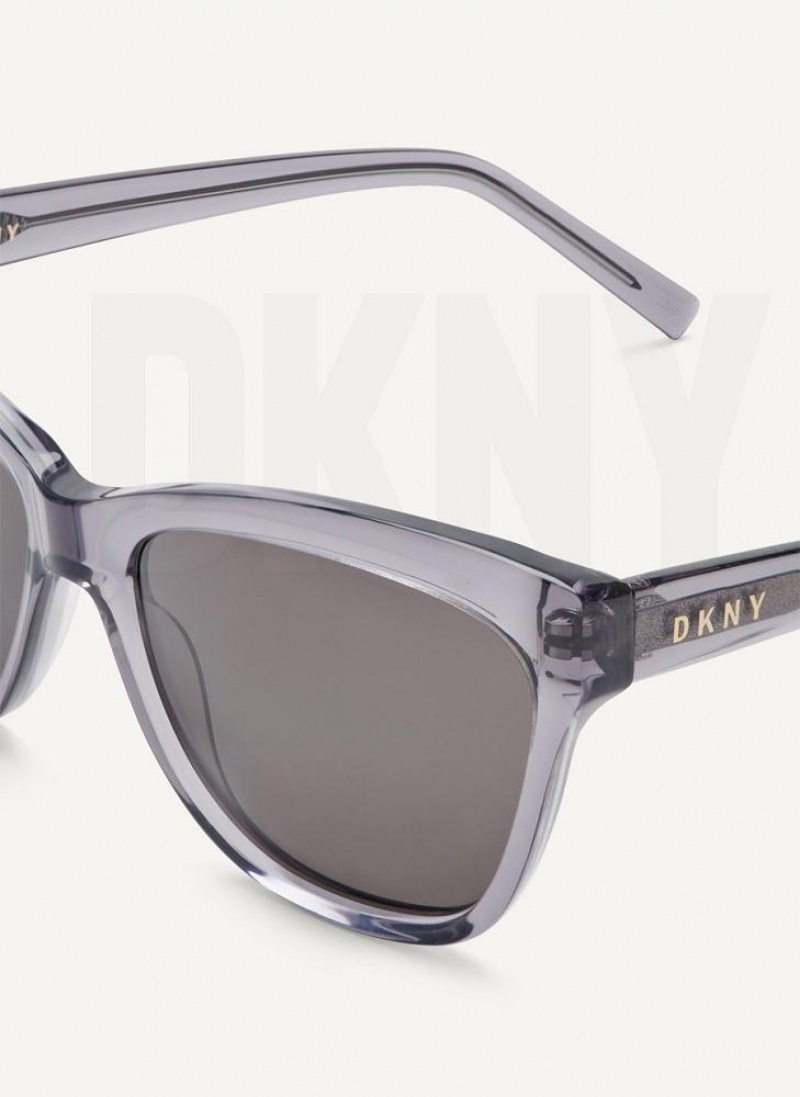 DKNY City Native Cat Eye Sonnenbrille Damen Grau | Austria_D1068