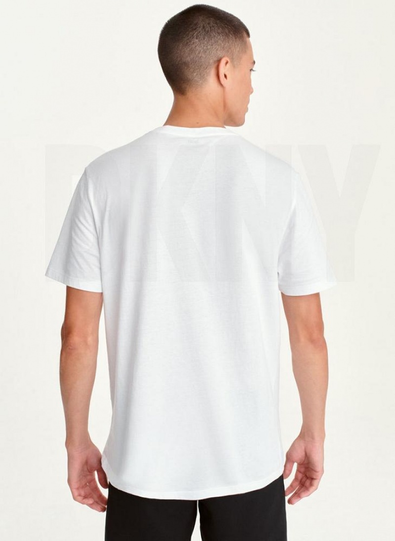 DKNY Cityscape Sketch T-shirts Herren Weiß | Austria_D0841