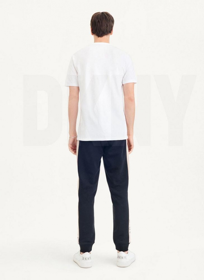 DKNY Clean Front Logo T-shirts Herren Weiß | Austria_D1765