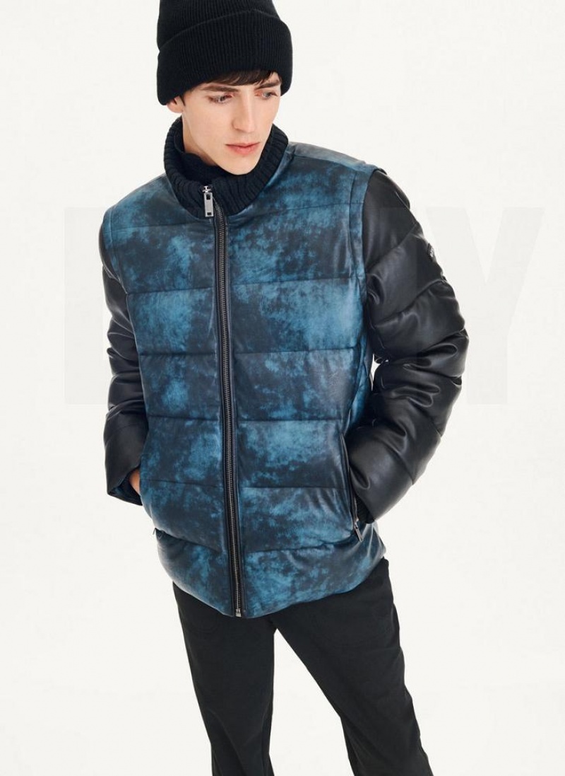 DKNY Contrast Bomber Jacken Herren Mehrfarbig | Austria_D1048