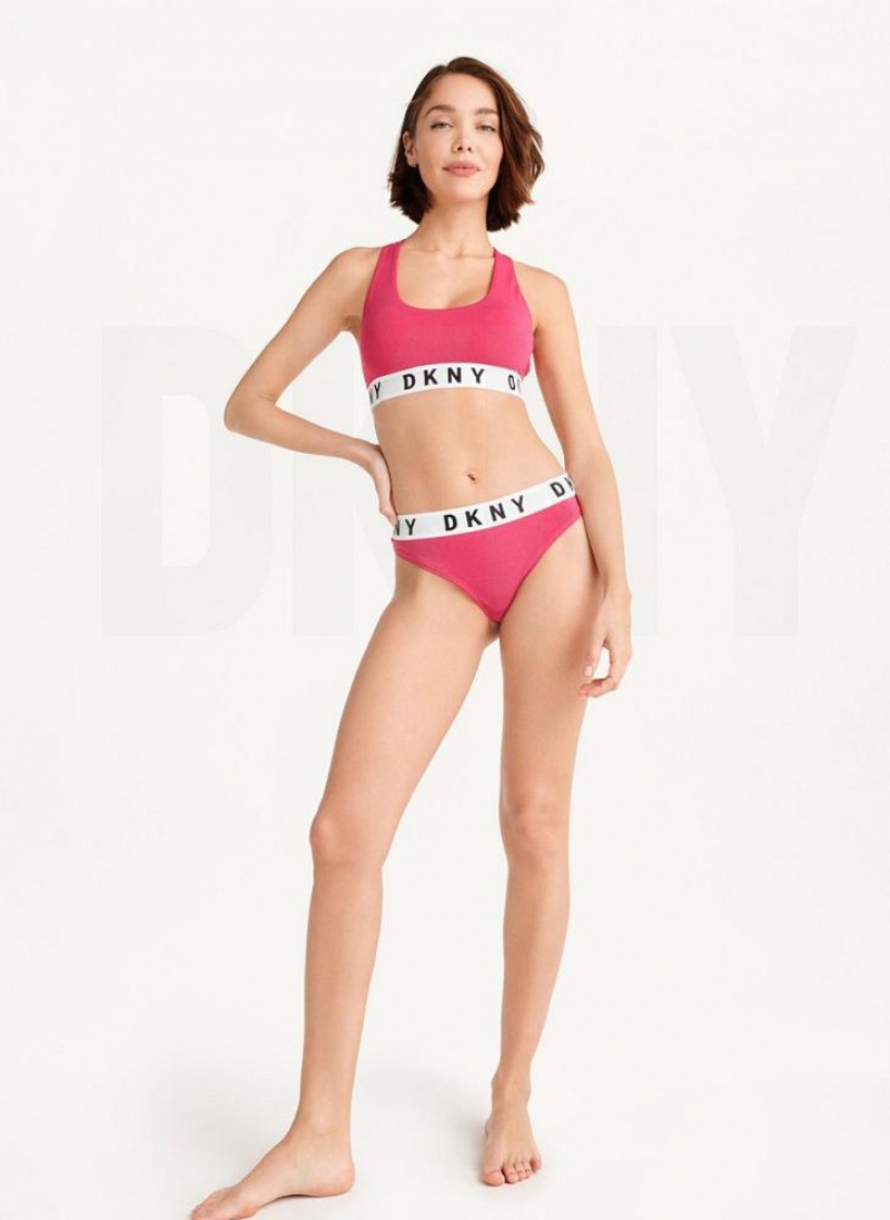 DKNY Cozy BF Tanga Damen Rosa | Austria_D1612