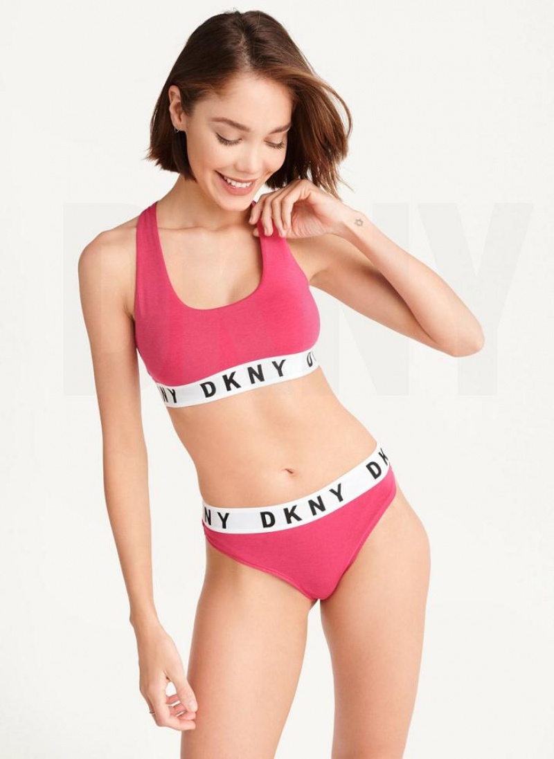 DKNY Cozy BF Tanga Damen Rosa | Austria_D1612