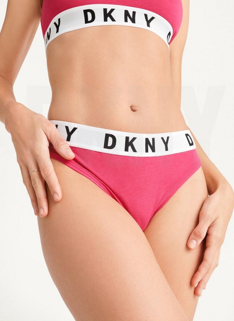 DKNY Cozy BF Tanga Damen Rosa | Austria_D1612