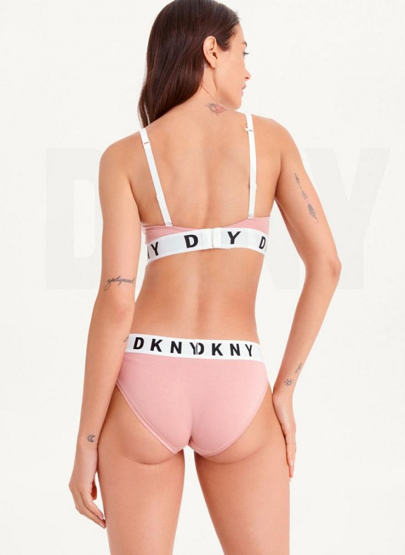 DKNY Cozy Boyfriend Bikini Höschen Damen Rosa | Austria_D1539