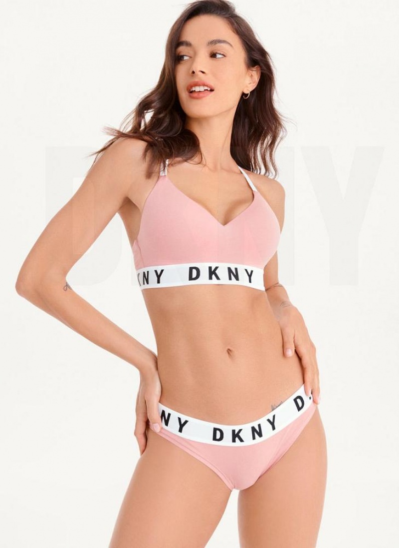 DKNY Cozy Boyfriend Bikini Höschen Damen Rosa | Austria_D1539