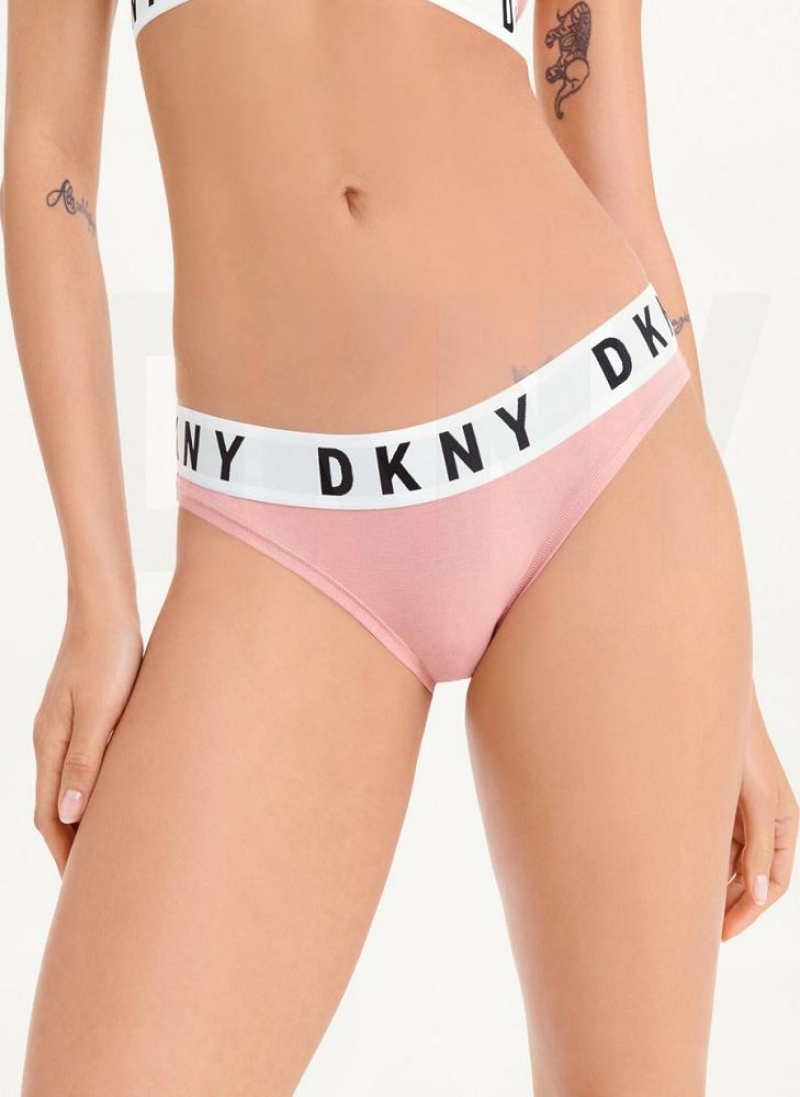 DKNY Cozy Boyfriend Bikini Höschen Damen Rosa | Austria_D1539