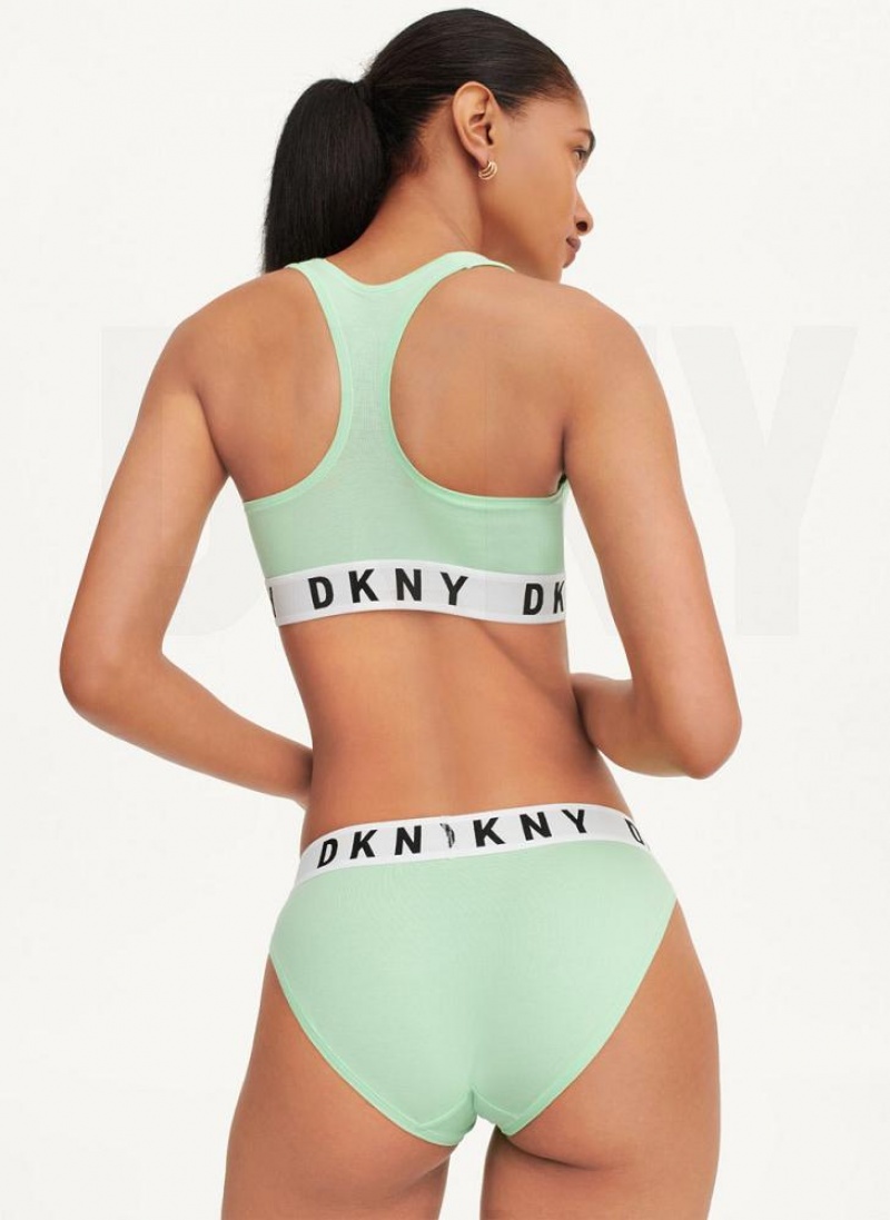 DKNY Cozy Boyfriend Bikini Höschen Damen Grün | Austria_D1390