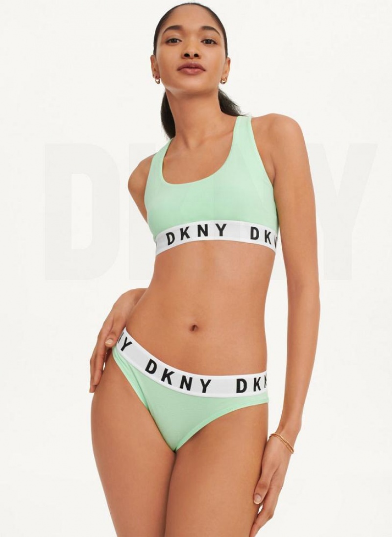 DKNY Cozy Boyfriend Bikini Höschen Damen Grün | Austria_D1390