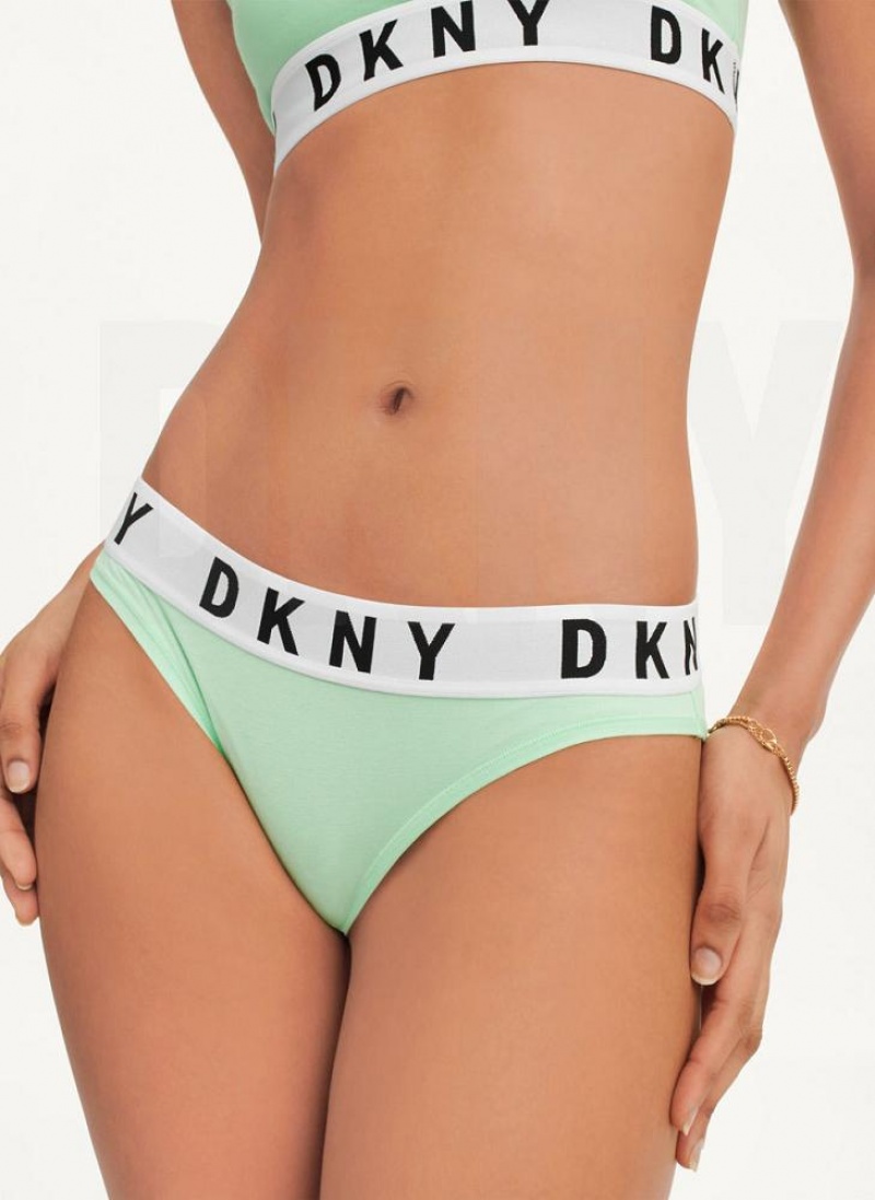 DKNY Cozy Boyfriend Bikini Höschen Damen Grün | Austria_D1390