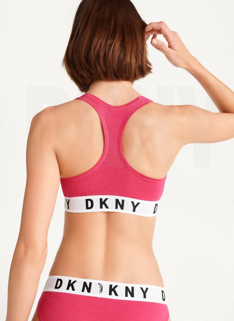 DKNY Cozy Boyfriend Racerback BHs Damen Rot | Austria_D0913